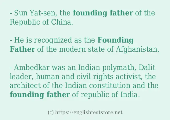 Founding father how to use?