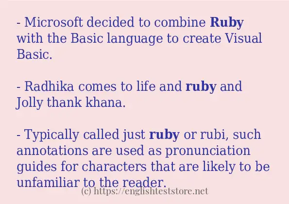 How to use in-sentence of ruby