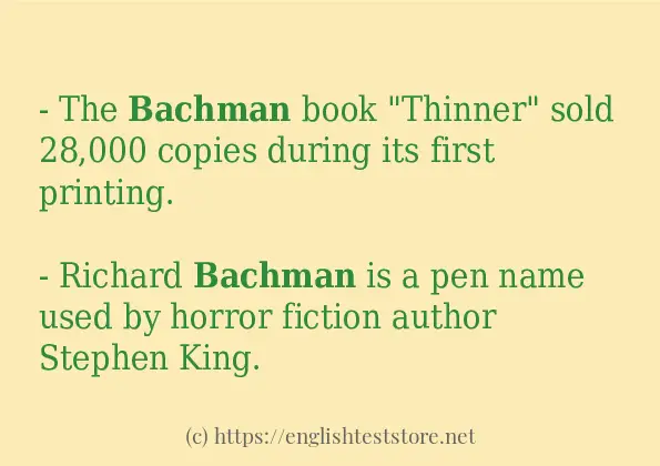 In-sentence examples of bachman