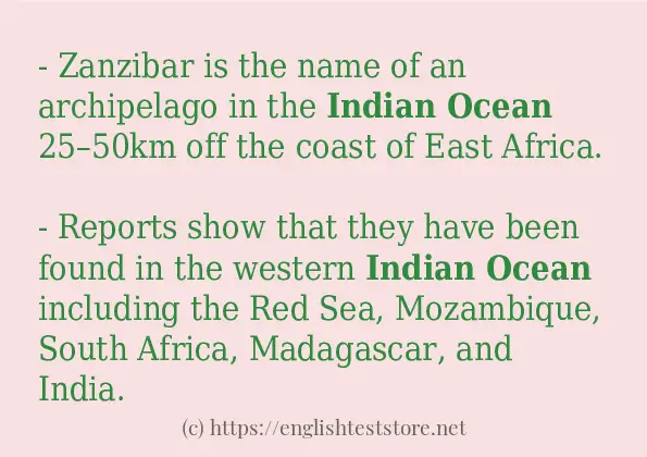 Indian ocean some ways to use