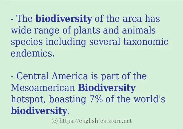 make-sentence-of-biodiversity-englishteststore-blog