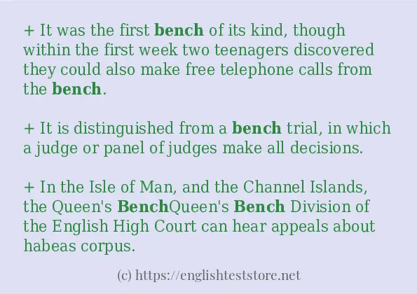 sentence-example-of-bench-englishteststore-blog