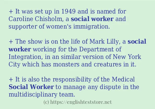 Social worker how to use?