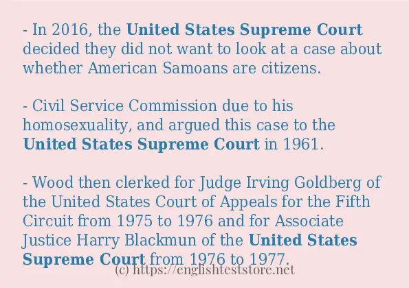 United States Supreme Court how to use?