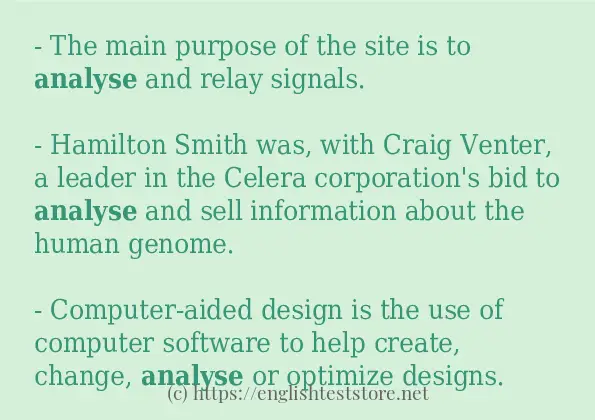 analyse in-sentences