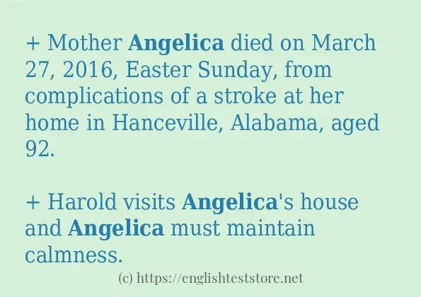 angelica how to use?