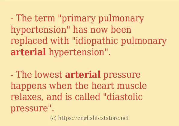 arterial how to use? arterial how to use?