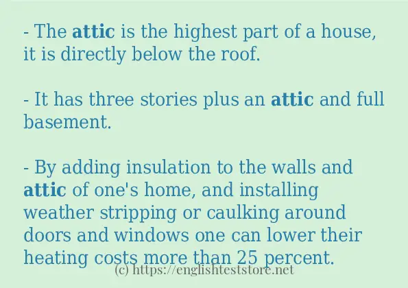 attic how to use?