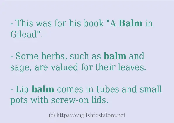 balm how to use?