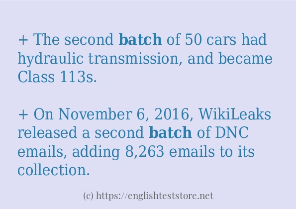 batch use in-sentences