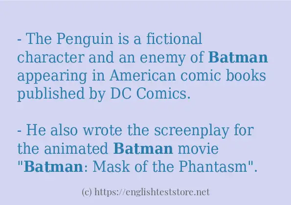 batman how to use?