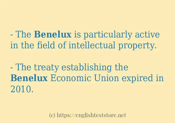 benelux use in-sentences