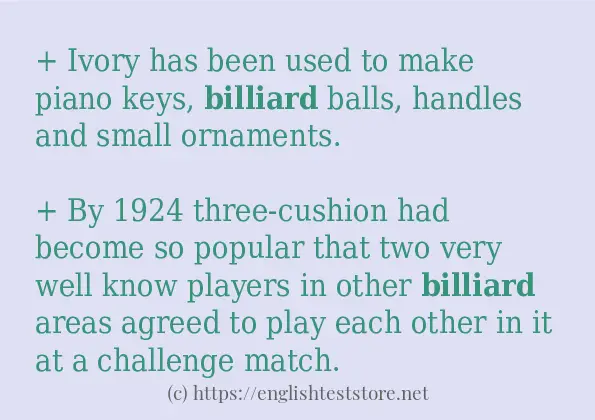 billiard how to use?