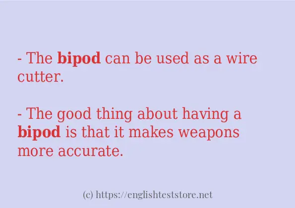 bipod use in-sentences