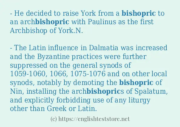 bishopric how to use?