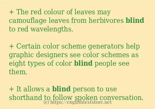 blind how to use?