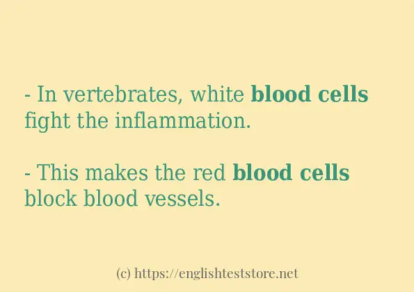 blood cells some ways to use