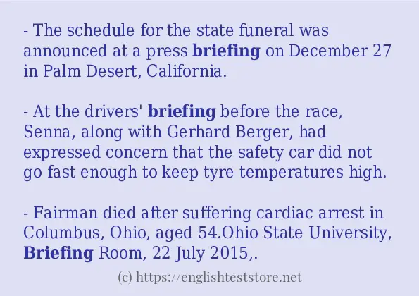 briefing how to use?