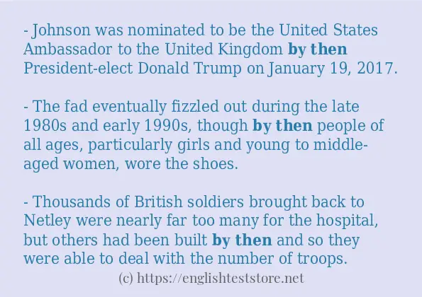 by then some example sentences by then some example sentences