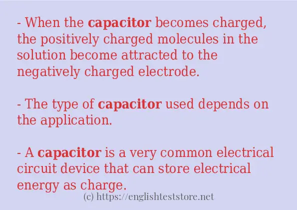 capacitor some ways to use