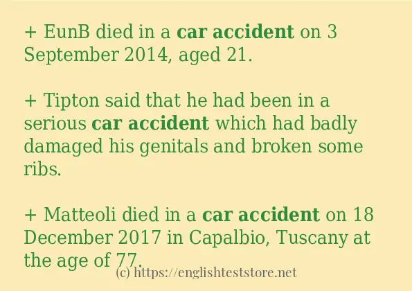 car accident some ways to use car accident some ways to use