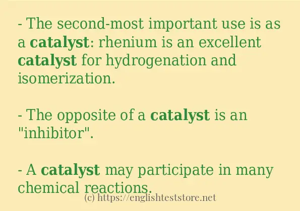 catalyst how to use in sentences