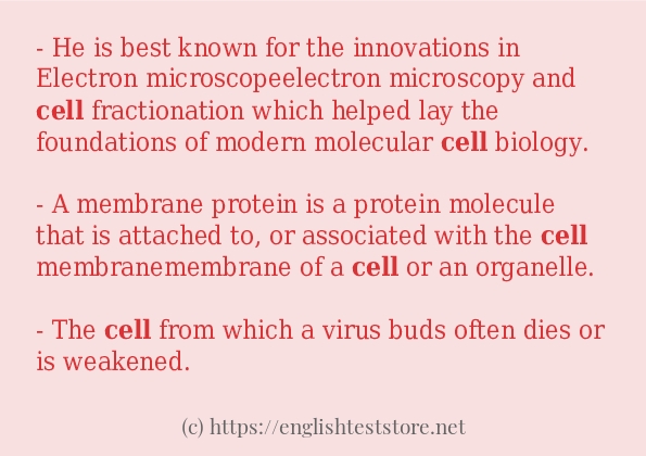 cell some ways to use