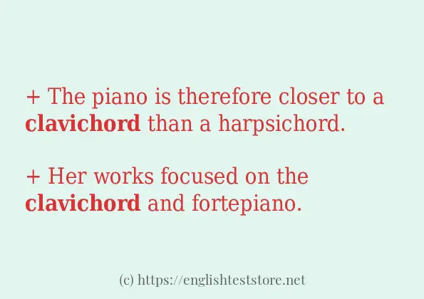 clavichord use in-sentences clavichord use in-sentences