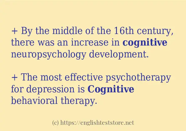 cognitive how to use?