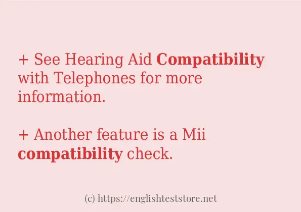 compatibility how to use?