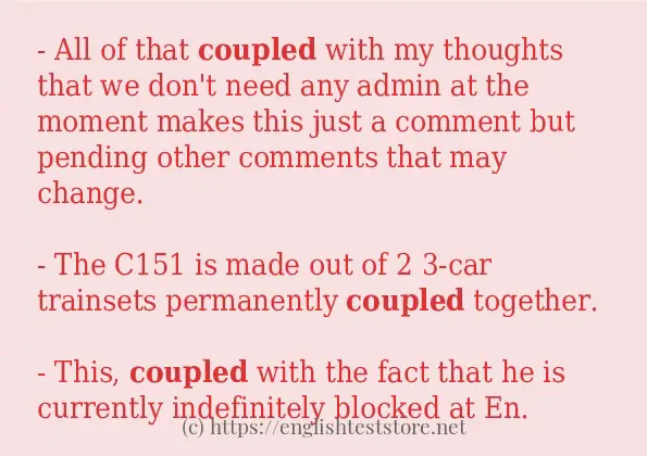 coupled how to use?