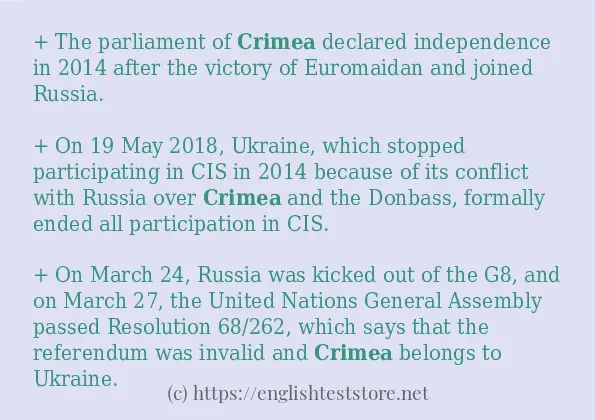 crimea in-sentences