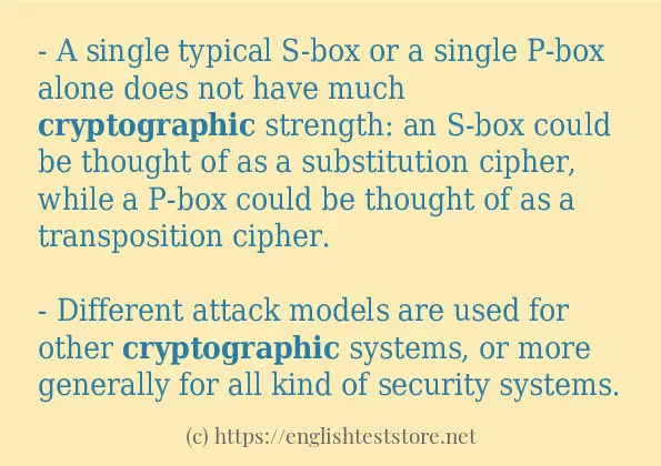 cryptographic some ways to use