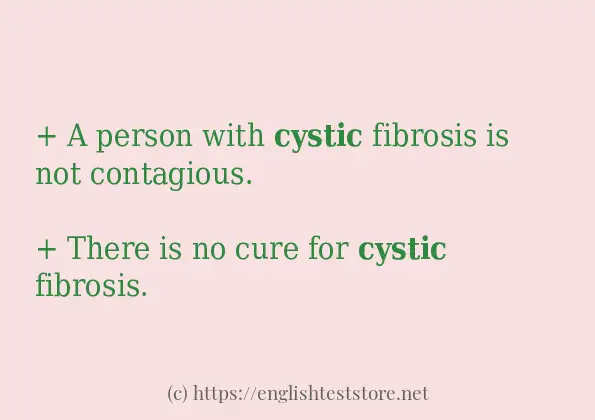 cystic - sentence examples