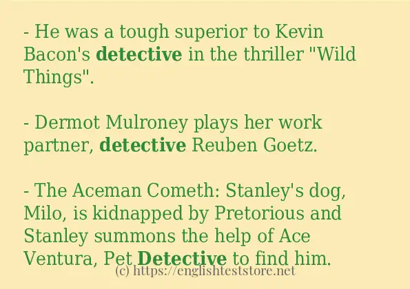 detective in-sentences