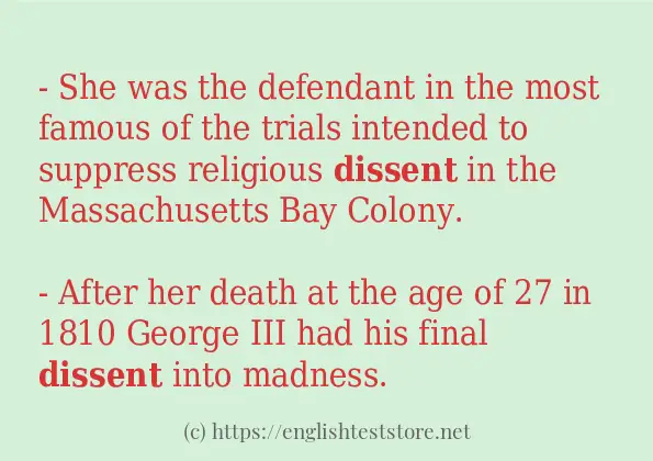 dissent in-sentences