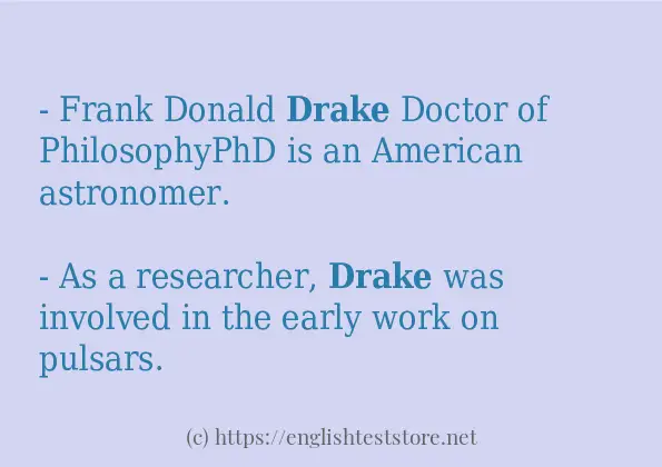 drake in-sentences