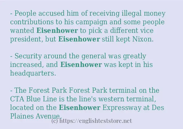 eisenhower how to use in sentences eisenhower how to use in sentences