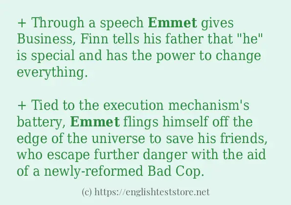 emmet use in-sentences