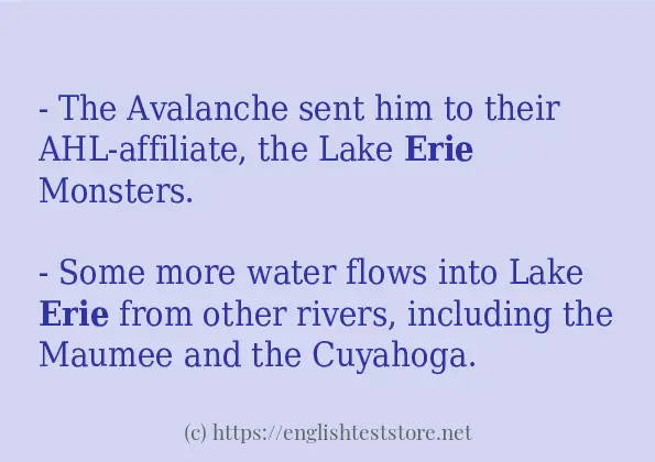 erie how to use in sentences erie how to use in sentences