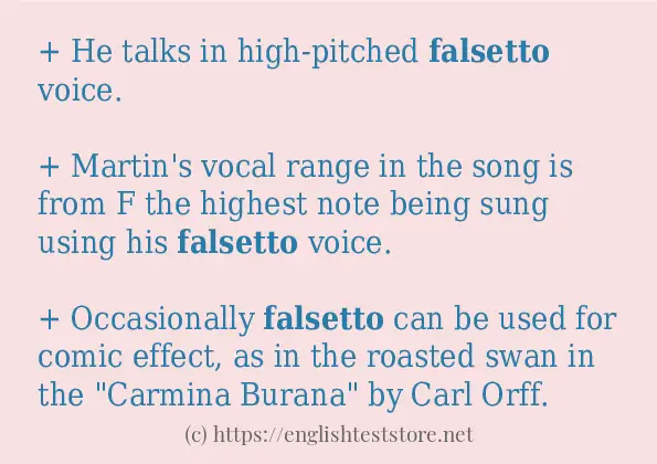 falsetto in-sentences