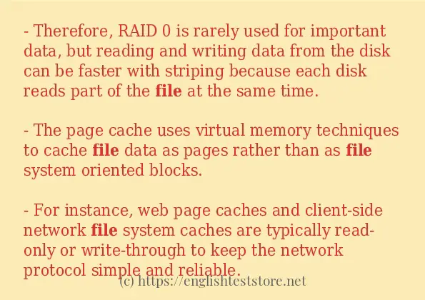 file - sentence examples