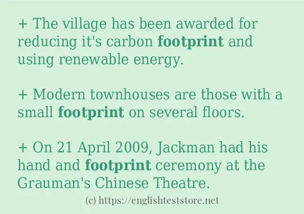 footprint use in sentences