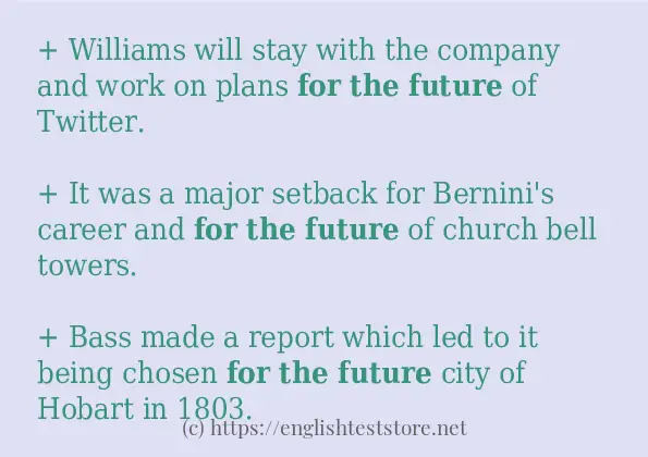 for the future some ways to use
