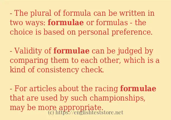 formulae in-sentences