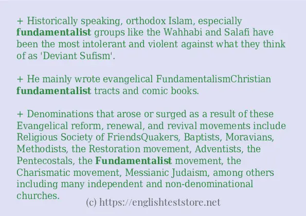 fundamentalist how to use?