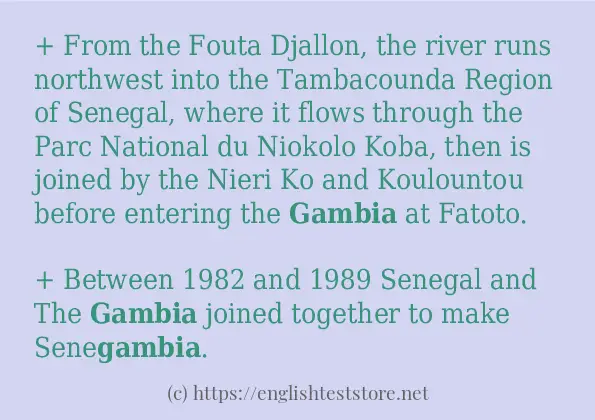 gambia - sentence examples