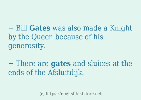 gates use in-sentences