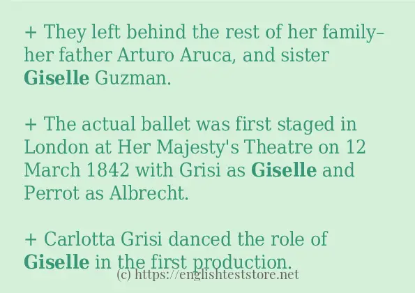 giselle how to use?