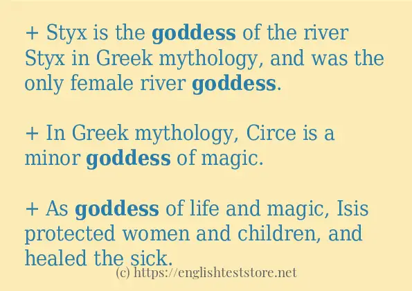 goddess use in-sentences